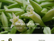 Tablet Screenshot of kieuvan.net